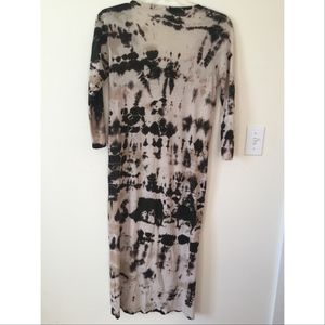 Christina Lehr Camo Tie Dyed Maxi T-shirt Dress